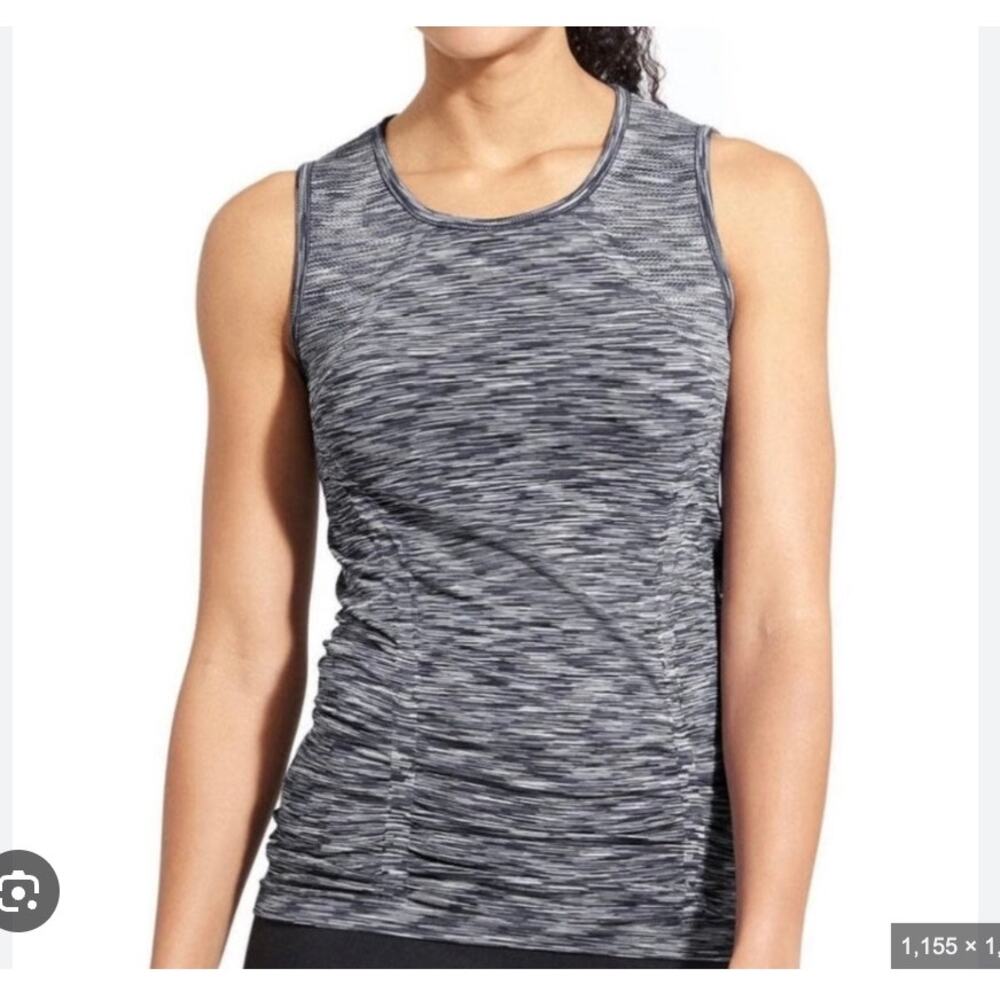 Athleta Fastest Track Tank Women's Medium Heathered Gray